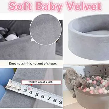 Avrsol Toddlers Ball Pit - Safe Foam Fun Playpen