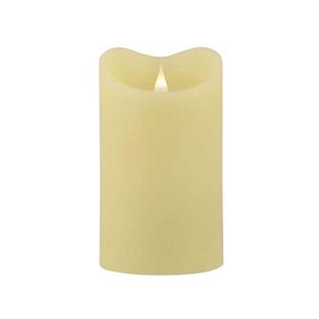 Mandarin Melted 3D Flame Candle - Elegant Home Decor