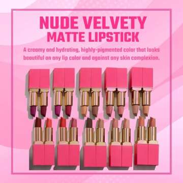 Juvia's Place Lady Nude Velvety Matte Lipstick - Hydrating Beauty