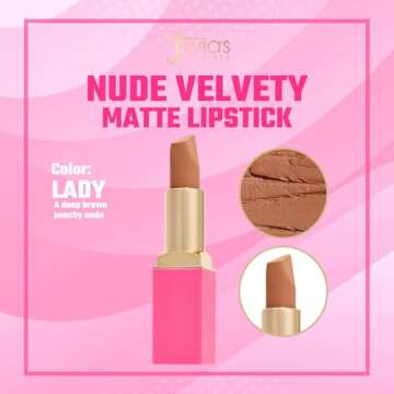 Juvia's Place Lady Nude Velvety Matte Lipstick - Hydrating Beauty