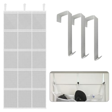 Large Mesh Over The Door Organizer 15 Pockets Cruise Essentials