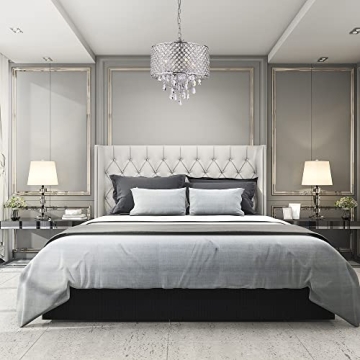 Edvivi Marya 4-Light Crystal Chandelier for Luxurious Decor