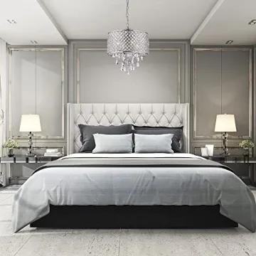 Edvivi Marya 4-Light Crystal Chandelier for Luxurious Decor