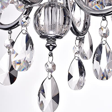 Edvivi Marya 4-Light Crystal Chandelier for Luxurious Decor