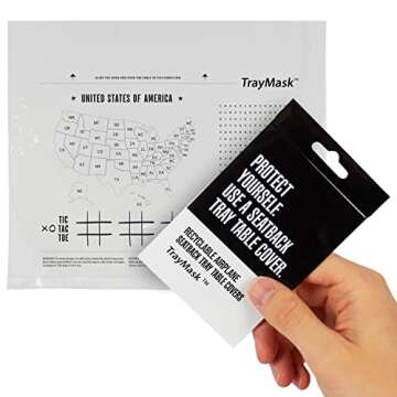 TrayMask Disposable Travel Table Covers for Families