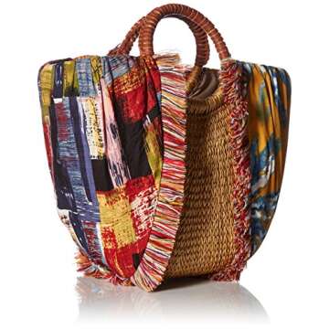 Sam Edelman Adira Convertible Top Handle Bag, Patchwork Multi