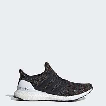 adidas Men's Ultraboost, Black/Black/Active Red, 11.5