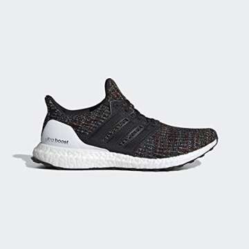 adidas Men's Ultraboost, Black/Black/Active Red, 11.5
