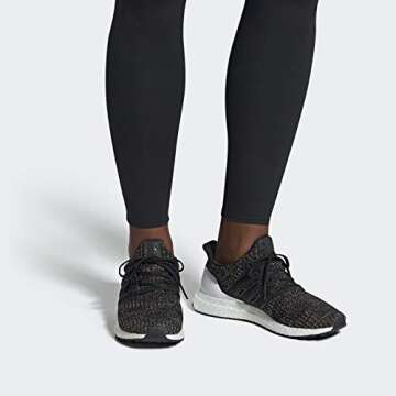 adidas Men's Ultraboost, Black/Black/Active Red, 11.5