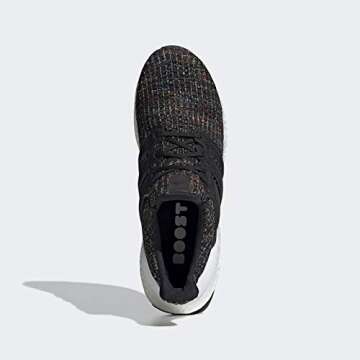 adidas Men's Ultraboost, Black/Black/Active Red, 11.5