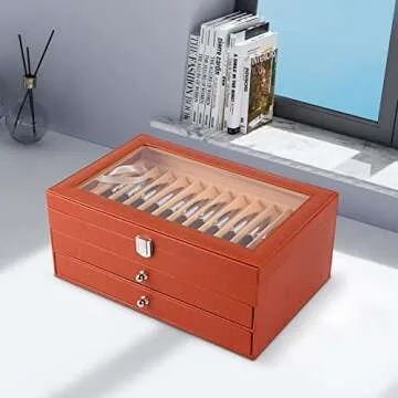 Elegant Pen Display Box for 36 Pens - Gift Ready Organizer