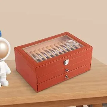 Elegant Pen Display Box for 36 Pens - Gift Ready Organizer