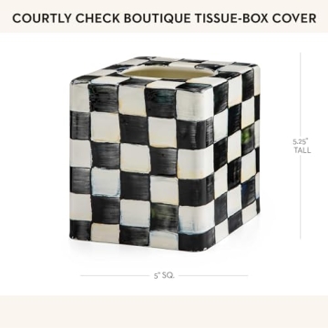 Elegant Mackenzie-Childs Tissue Box Cover for Every Home