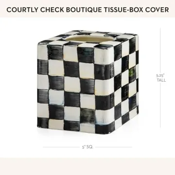 Elegant Mackenzie-Childs Tissue Box Cover for Every Home