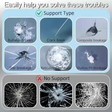 VEYANCO Windshield Repair Kit for Chips and Cracks