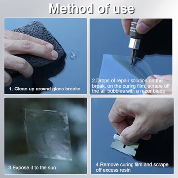 VEYANCO Windshield Repair Kit for Chips and Cracks