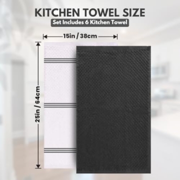 Infinitee Xclusives Cotton Kitchen Towels 100% Absorbent