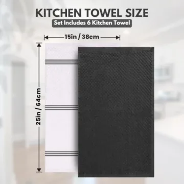Infinitee Xclusives Cotton Kitchen Towels 100% Absorbent