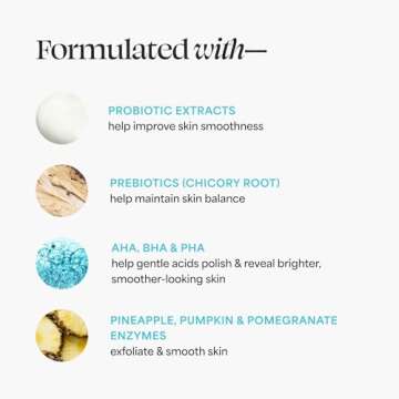 TULA Skin Care So Smooth Resurfacing & Brightening Fruit Enzyme Mask - Face Mask to Smooth and Brighten Skin, Evens the Look of Skin Tone, 1.76 oz.