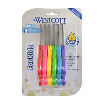 Vibrant Westcott Kids' Safety Scissors, Perfect for Young Crafters and Students