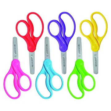 Westcott Kids' Safety Scissors 6-Pack, Ages 4-8