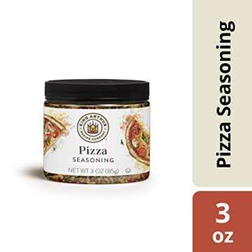 King Arthur Flour Pizza Seasoning: Flavorful Italian Blend for Every Occasion, 3 Ounce
