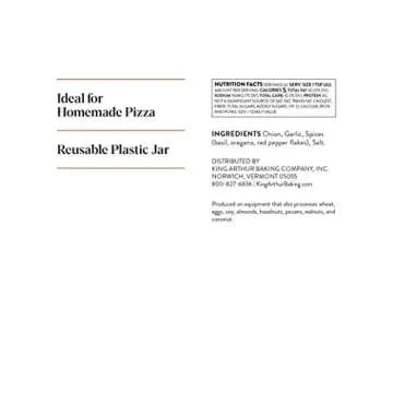 King Arthur Pizza Seasoning - All Natural, Kosher, 3 Ounce