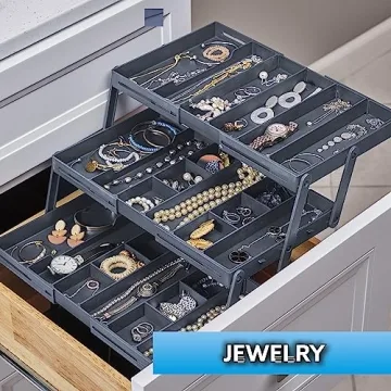 Ontel Smart Drawer Organizer for Jewelry and More