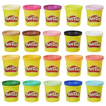 Play-Doh Super Color Pack: 20 Vibrant Cans for Kids