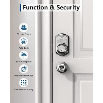 TEEHO TE001 Keyless Entry Door Lock - Security Solution