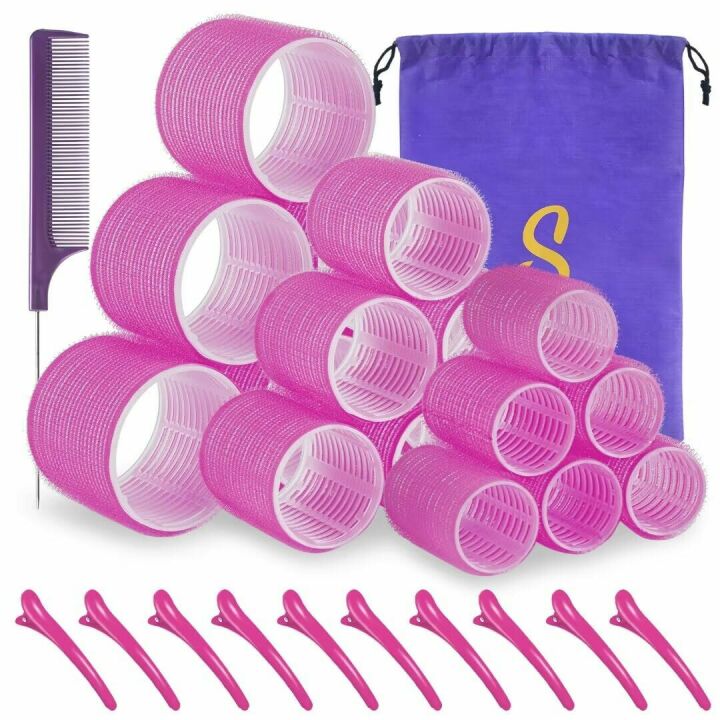 Sungenol Self Grip Hair Roller Set - 18 pcs
