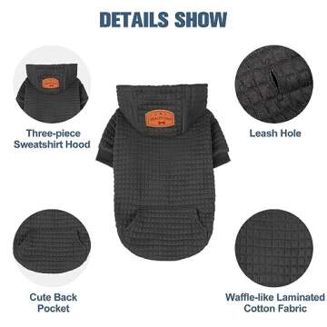 Stylish BEAUTYZOO Dog Hoodie for All Breeds