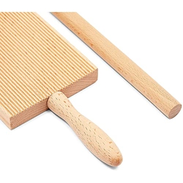 Beechwood Gnocchi and Garganelli Maker for Easy Pasta