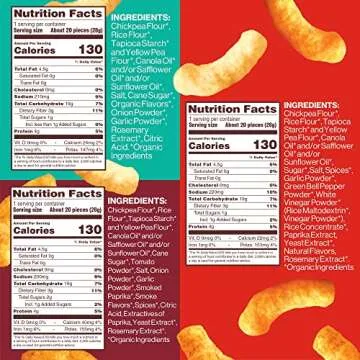 Hippeas Organic Chickpea Puffs, Variety Pack: Vegan White Cheddar, Barbecue, Sriracha, 4 Ounce (Pack of 6), 4g Protein, 3g Fiber, Vegan, Gluten-Free, Crunchy, Plant Protein Snacks