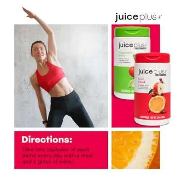 Juice Plus+ Fruit & Vegetable Blend - 120 Capsules for Health