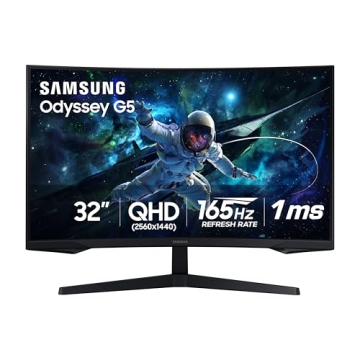 SAMSUNG 32” Odyssey G55C QHD Curved Monitor 2024
