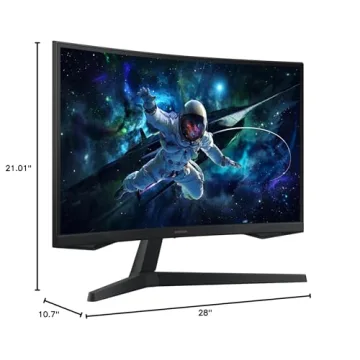 SAMSUNG 32” Odyssey G55C QHD Curved Monitor 2024
