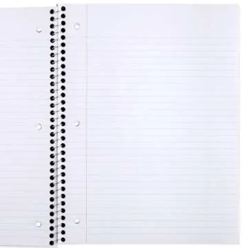 Mead Spiral Notebooks, 6 Pack, 1-Subject, College Ruled Paper, 8" x 10-1/2", 70 Sheets, Assorted Pastel Colors (830049)