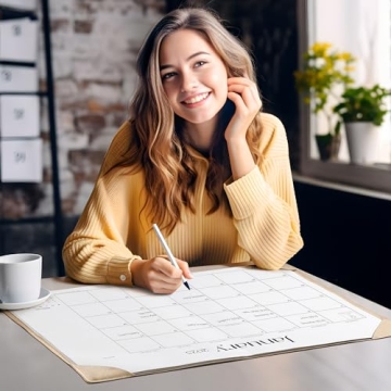 Stylish Simplified Desk Calendar 2025-2026 for All Spaces