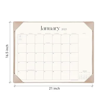 Stylish Simplified Desk Calendar 2025-2026 for All Spaces
