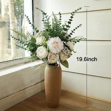 Anna's Whimsy 28pcs Artificial Flowers for Home Decor