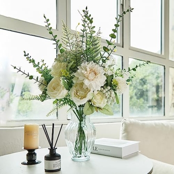 Anna's Whimsy 28pcs Artificial Flowers for Home Decor