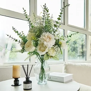 Anna's Whimsy 28pcs Artificial Flowers for Home Decor