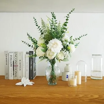 Anna's Whimsy 28pcs Artificial Flowers for Home Decor