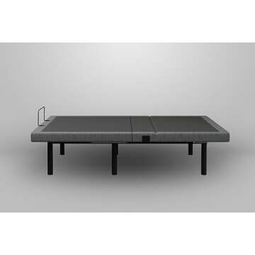 iDealBed 4i Custom Adjustable Bed Base, Wireless, Massage, Dual USB Charge, Nightlight, Zero-Gravity, Anti-Snore, Memory Pre-Sets, Split Queen