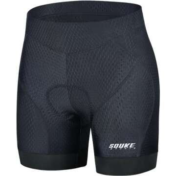 Eco-daily Cycling Shorts Women's 3D Padded Bicycle Bike Biking Underwear Shorts