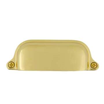 Nostalgic Warehouse Cup Pull Farm Large in Unlacquered Brass