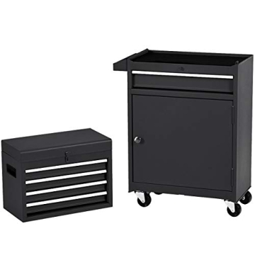 Durable Rolling Tool Chest with 5 Drawers for Tools