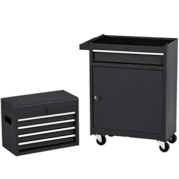 Durable Rolling Tool Chest with 5 Drawers for Tools