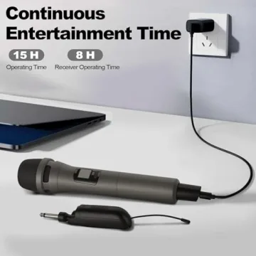 Dual Wireless Karaoke Microphones for Parties and Events